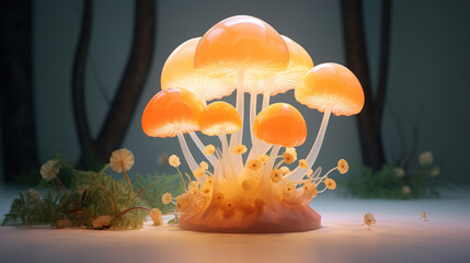 Enchanted Mushroom Lamp: A Magical Forest Delight