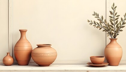 rustic earthy pottery background with textured clay surface, handmade ceramic design, and natural warm tones for artistic and craft projects