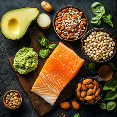 nuts and dried fruits