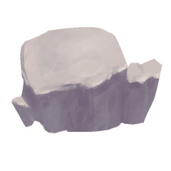 岩 手描き素材 rock  illustration materials