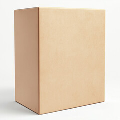 cardboard box isolated on white