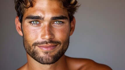 Fototapeta premium portrait of a handsome young man in casual clothes.