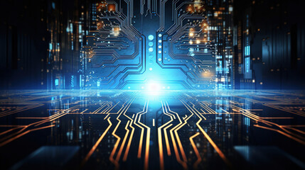 Intricate Circuit Board Design