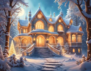 Obraz premium Christmas scenery