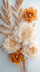 Bouquet of Roses, Brunch of Flowers for Spring Time, using generative ai