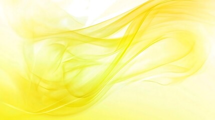 Abstract Yellow Swirling Smoke Design Image
