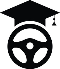 Driving School logo design vector templates