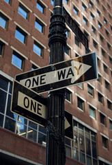 tabliczka ONE WAY New York City