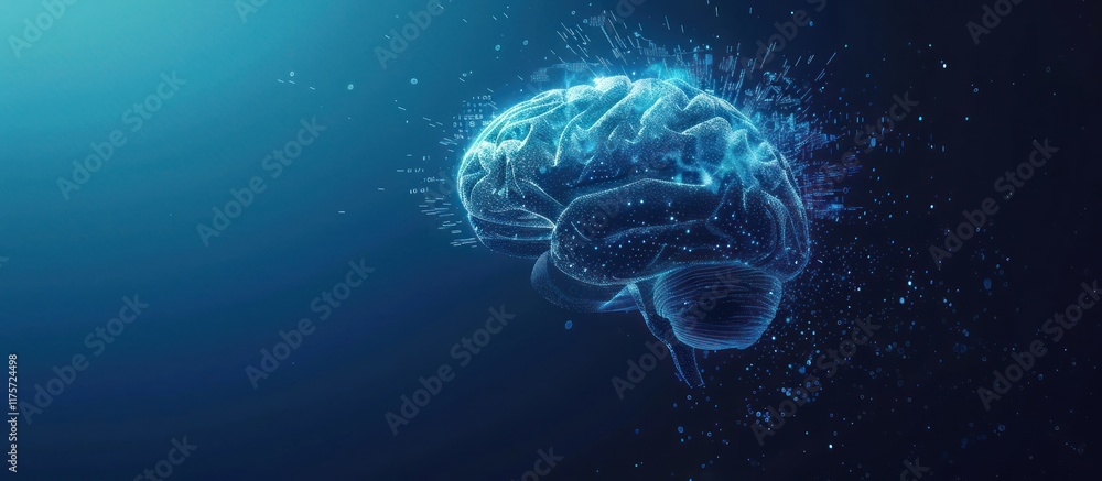 Poster illuminated brain: a digital representation of human intellect and cognitive processes