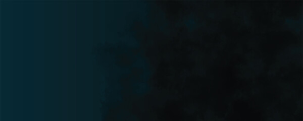 Enveloping teal mist transitioning to a deep, moody backdrop for visual depth

