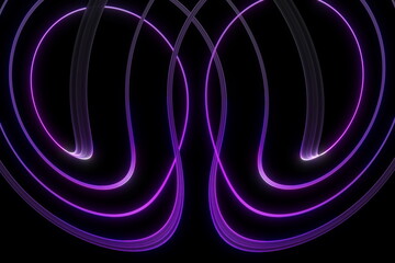 Beautiful glowing abstract flow design element - glowing background design