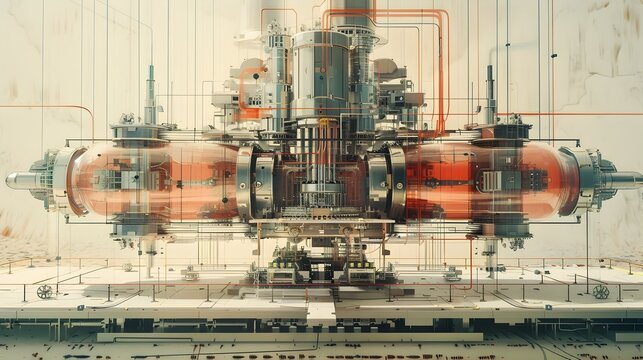 Technical Schematic of Advanced Quantum Computer Architecture and Design