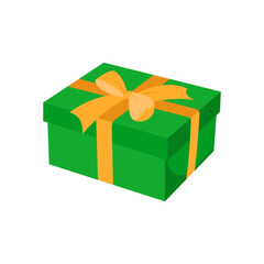 Gift Flat Icon, Vector illustration