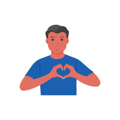 Kindness Flat Icon, Vector illustration