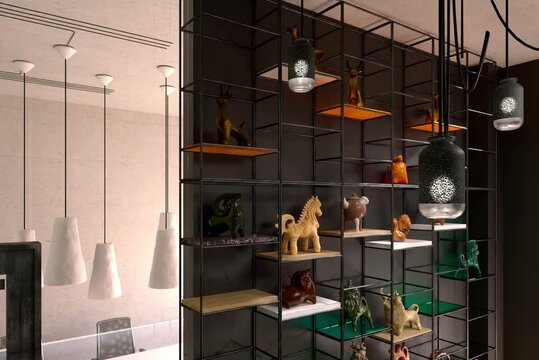 Oficinas sala de espera estilo insdustrial 