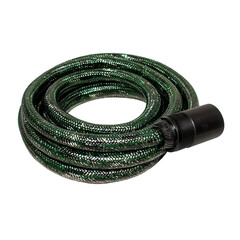a green garden hose on a transparent background, PNG image, PNG file, Generative art.