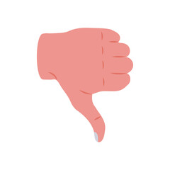 Dislike Flat Icon, Vector illustration