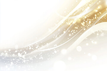 Elegant abstract background with gradient wave and stars featuring pearls and bridal accessories,Generated By Ai