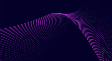 Abstract background with glowing wave. Shiny moving lines design element. Modern pink and blue gradient flowing wave lines. Futuristic background