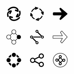 Share and Connect Icon Pack