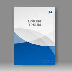 Book cover design modern. Annual report. Brochure template, catalog. Simple Flyer promotion. magazine. Vector illustration
