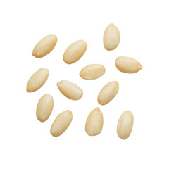 Obraz premium a pile of nuts on a transparent background, PNG image, PNG file, Generative art.