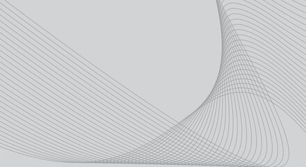 Futuristic gray white abstract background. shining wave lines pattern for banner, wallpaper, cover. graphic design