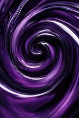 Purple swirl on black background