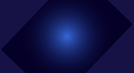 Obraz premium Futuristic abstract background with overlap layer. Future technology concept. Modern geometric shapes lines design elements. Glowing blue lines.