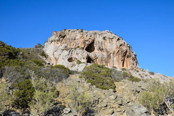 Chondros-Crete, rocks in the mountains
