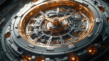 Intricate Mechanical Watch: A Masterpiece of Horological Engineering