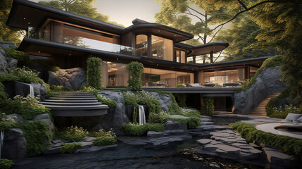 Modern Luxury Home with Stunning Garden Design