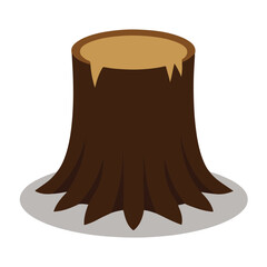 hand drawn vector illustration of a tree