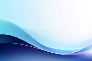 Obraz premium Abstract Blue Wave Design with Flowing Lines and Motion,Generated By Ai