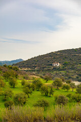 Church among mountains, Cyprus