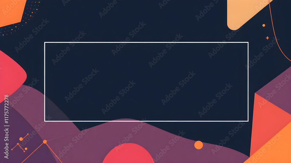 Poster abstract web banner design template. banner - design element