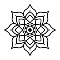 Professional Mandala Design with Symmetrical Layout and Intricate Details-05