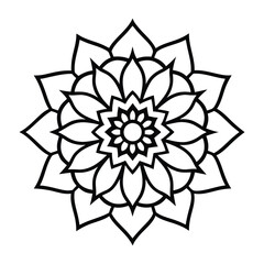 Professional Mandala Design with Symmetrical Layout and Intricate Details-08