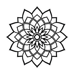 Professional Mandala Design with Symmetrical Layout and Intricate Details-17