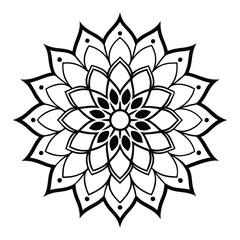 Professional Mandala Design with Symmetrical Layout and Intricate Details-20