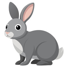 Rabbit Vector Illustration Cartoon, Clipart, and Line Art Designs for Printable Graphics.eps