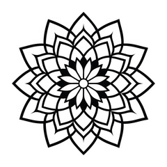 Professional Mandala Design with Symmetrical Layout and Intricate Details-27