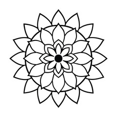 Professional Mandala Design with Symmetrical Layout and Intricate Details-40