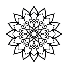 Professional Mandala Design with Symmetrical Layout and Intricate Details-42