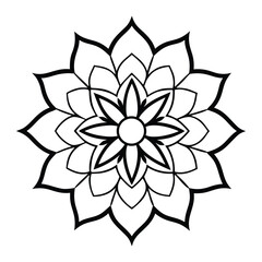 Professional Mandala Design with Symmetrical Layout and Intricate Details-47