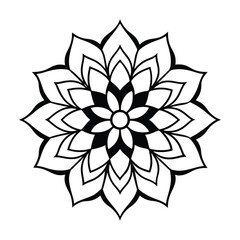 Professional Mandala Design with Symmetrical Layout and Intricate Details-49