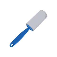Lint Roller Flat Icon, Vector illustration