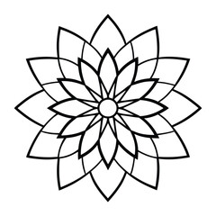 Professional Mandala Design with Symmetrical Layout and Intricate Details-52