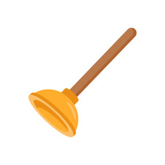 Plunker Flat Icon, Vector illustration