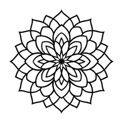 Professional Mandala Design with Symmetrical Layout and Intricate Details-54